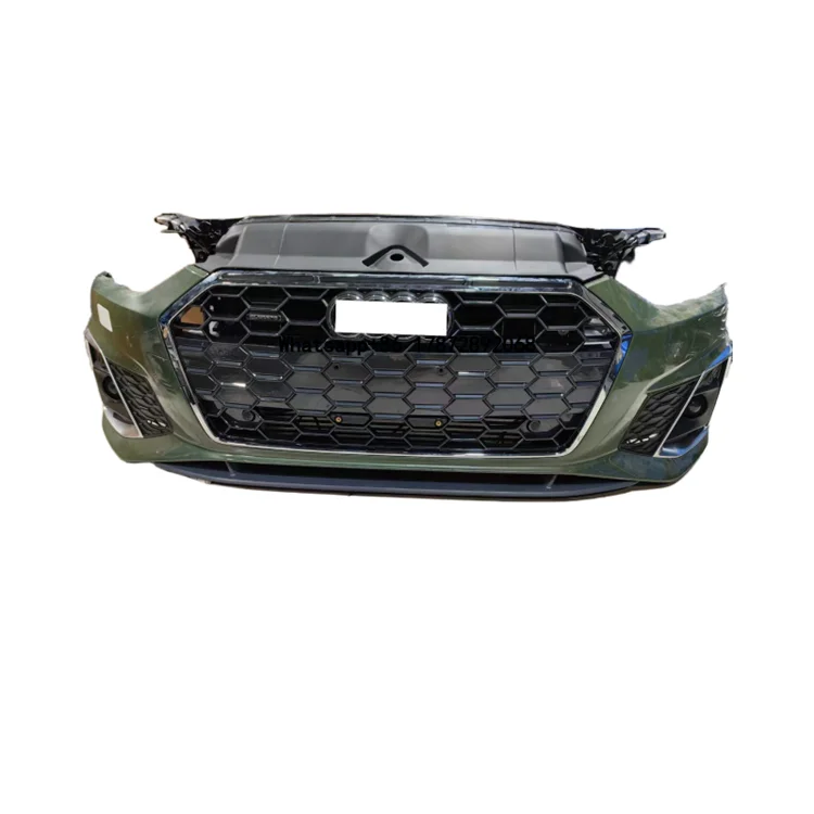 

Remanufactured A5 Front Bumper Kit Radiator Park Assist Sensor Cut-Outs Bolt-On Installation Durable Auto Parts for Car