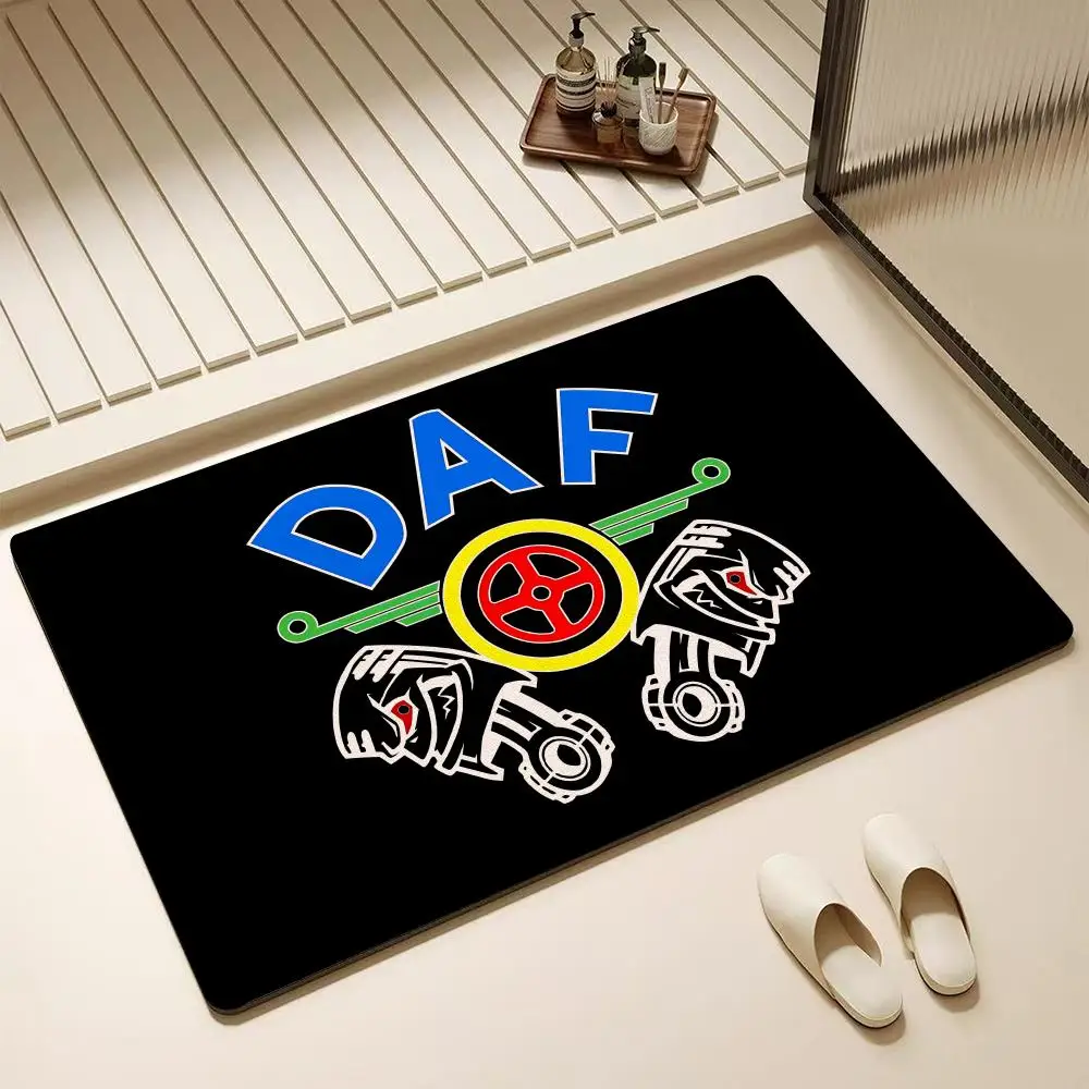 D-A-F Trucks Brand Floor Mat Diatomite Bath Mat – Highly Absorbent, Non-Slip, Quick-Drying Bathroom Rug