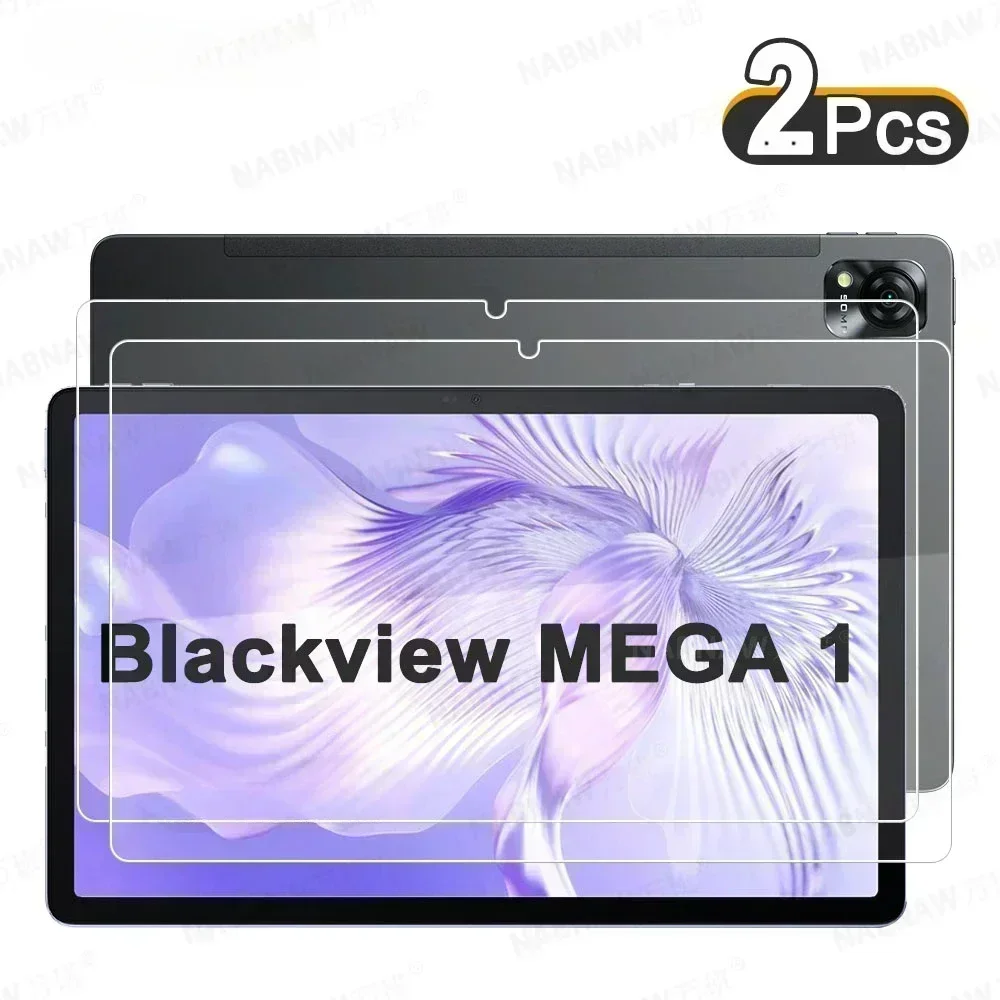 Protetor de tela hd à prova de arranhões, 2 peças, vidro temperado para blackview mega 1, tablet de 11,5 polegadas, película protetora com revestimento de óleo