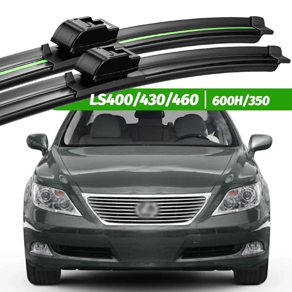 For Lexus LS400 LS430 LS460 LS600H LS350 1996-2019 2pcs Front Windshield Wiper Blades 2000 2016 Windscreen Window Accessories