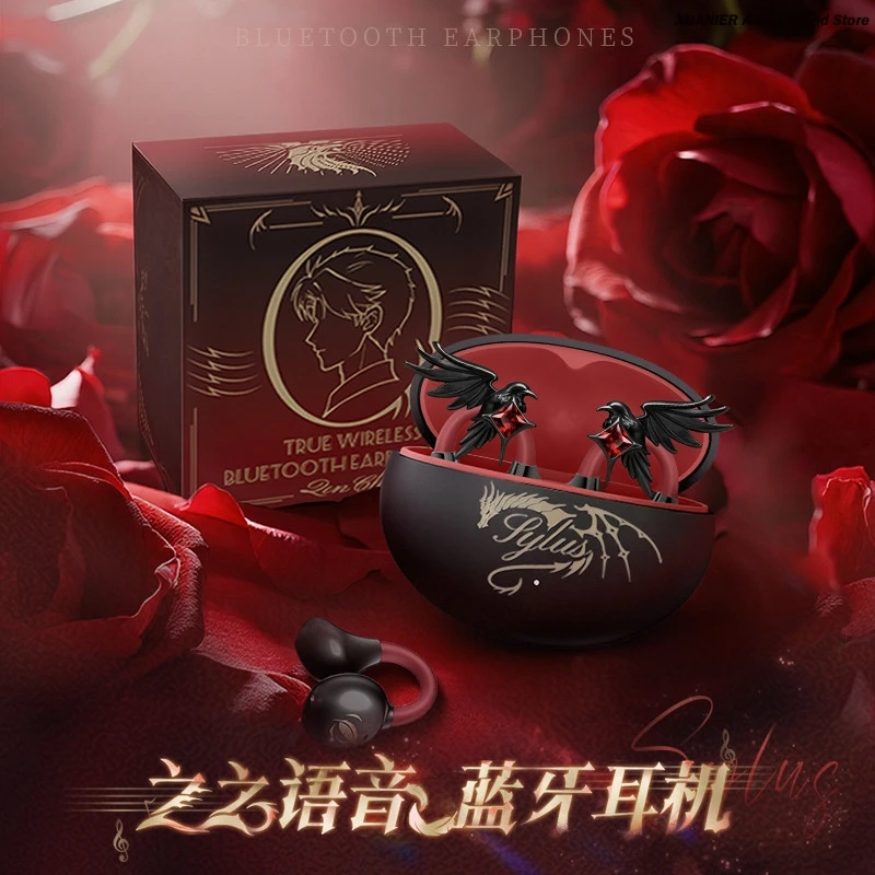 

Anime Love and Deepspace =Sylus Rafayel Xavier Caleb Zayne Earhook Bluetooth Headset Earphone Earbuds Osteoacusis Cosplay Gift