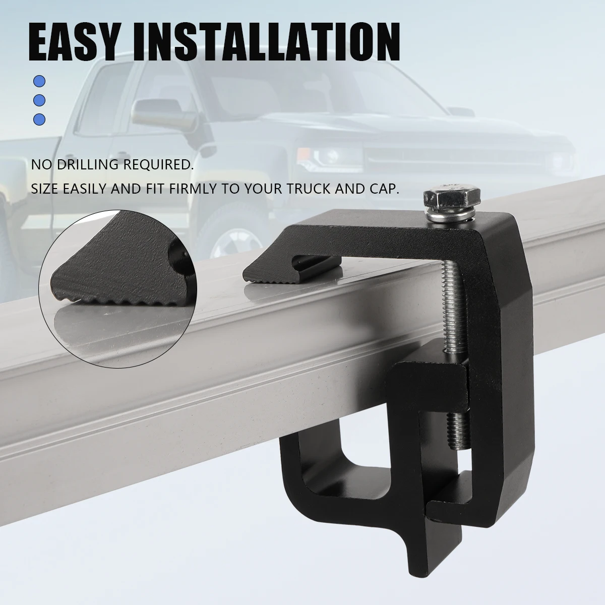 General purpose For truck top cover pickup truck Camper shell mounting clamp fixed mounting bracket 1/2//4/6pcs
