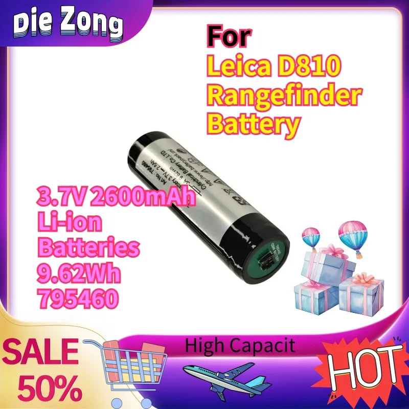 In Stock New  For Leica D810 Rangefinder Battery 3.7V 2600mAh Li-ion Batteries 9.62Wh 795460 Lithium Battery