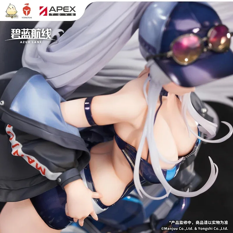 الأصلي 1/8 Azur Lane أنيمي الشكل يو اس اس إنتربرايز الرياح الماسك البلاستيكية عمل الشكل لطيف تمثال نموذج دمية لعبة جمع هدية