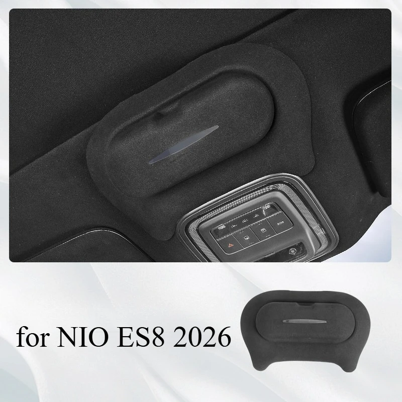 

Футляр для очков для NIO ES8 2026, органайзер для хранения солнцезащитных очков, держатель для очков на потолок (АБС/замша), аксессуары для интерьера автомобиля