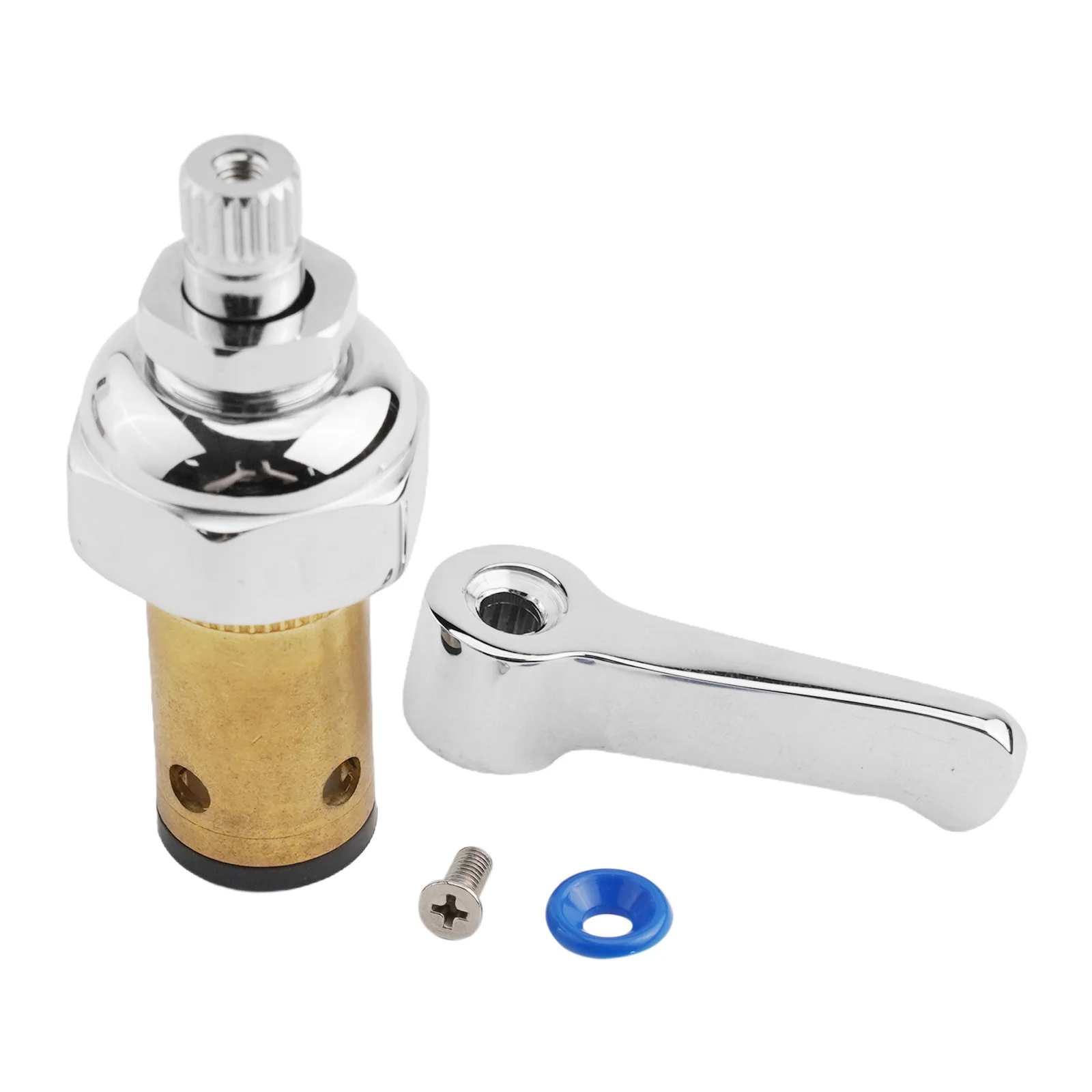 Valve Core Faucet Handle Smooth Spindle Assembly User Friendly Design 002713-40 Bathroom Fixtures Home Improvement