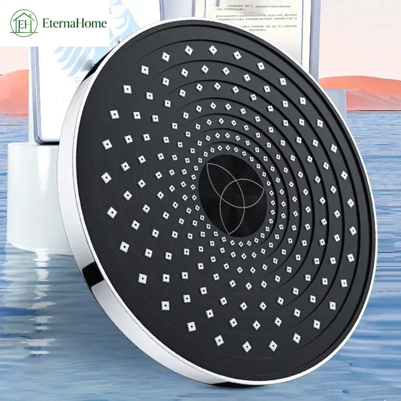 25CM Large Flow Rainfall Shower Head, High Pressure Water-Saving Overhead Sprayer Bathroom Accessory