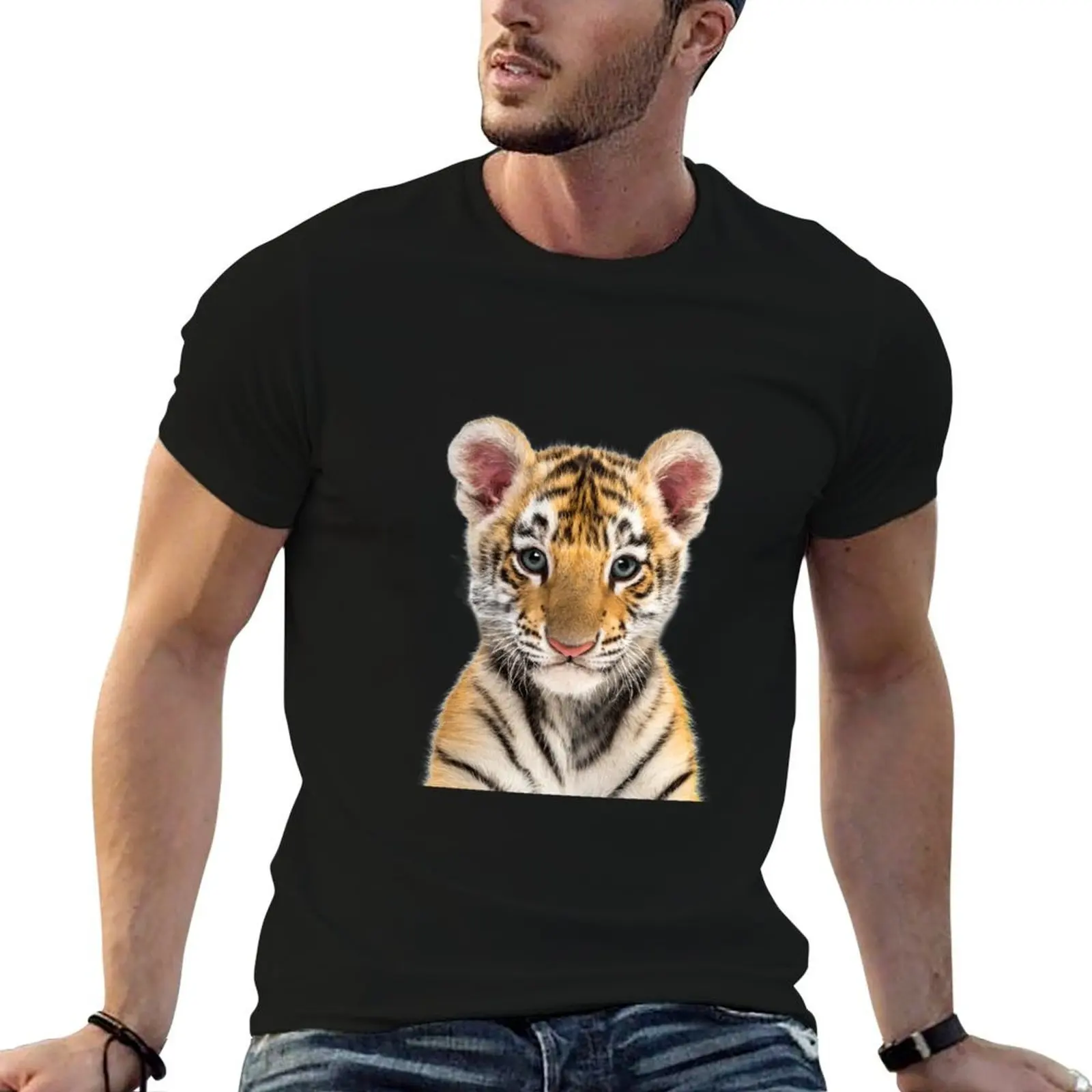Baby Tiger 2 - Colorful T-Shirt t shirt personalised t shirt man plain man t shirt summer T-Shirt