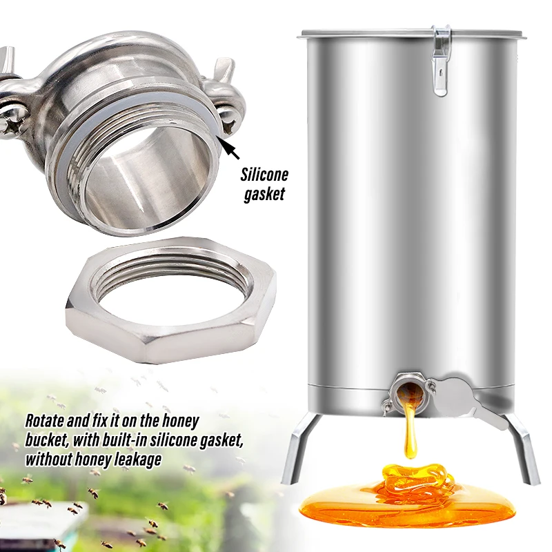 Honey Faucet Honey Extractor Valve Stainless Steel Beekeeping Tools 1/2/3Pcs Beekeeper Plastic Valve Collecting Equipment Tools