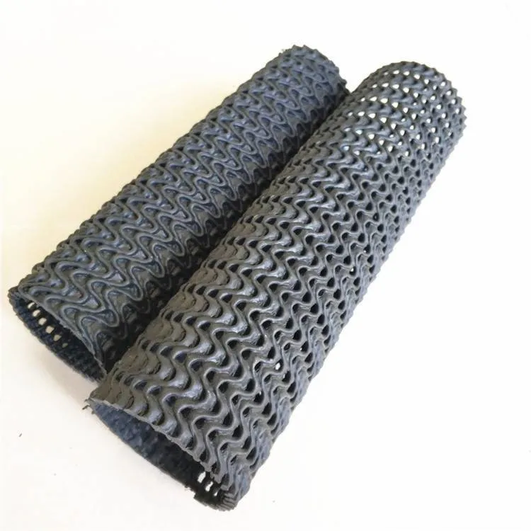 

2025 Curved mesh hard type drainage pipe - black water drainage pipe fully permeable with embedded holes for waterproofing