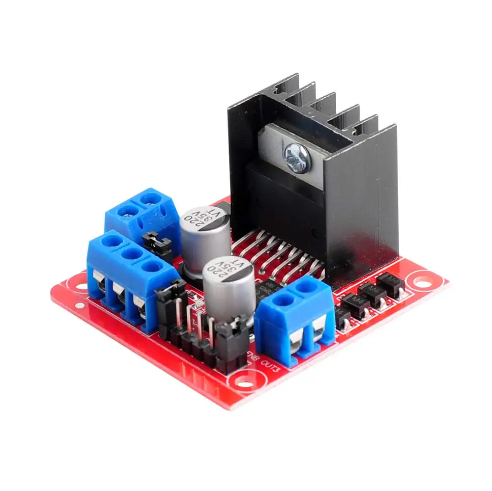 L298N Motor Drive Controller Board DC Dual H-Bridge Robot Stepper Motor Control and Drives Module for Arduino