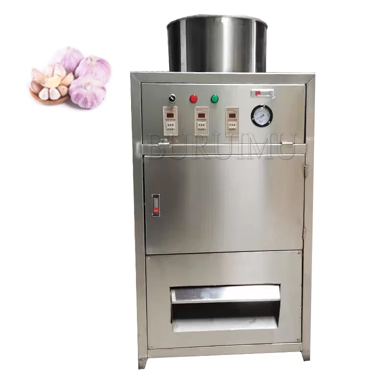 

Электрическая машина для очистки чеснока 220 В из нержавеющей стали, коммерческая для домашнего зернового ресторана