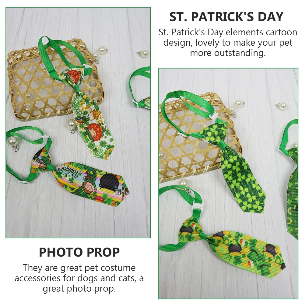 

Neck Ties Patrick's Day Neck Ties Printing Ties Necktie for Pet Festival Gift