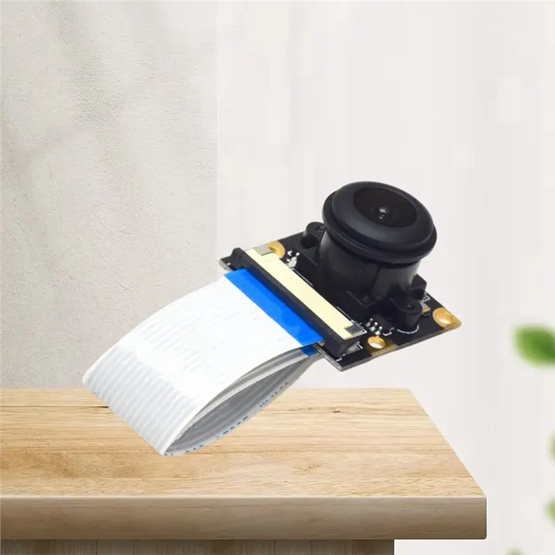 A97I-OV5647 Fisheye Camera Module For Raspberry Pi 3B 4B 3B+ Adjustable Focus 160 Degree 3.6MM HD 5MP Night Vision