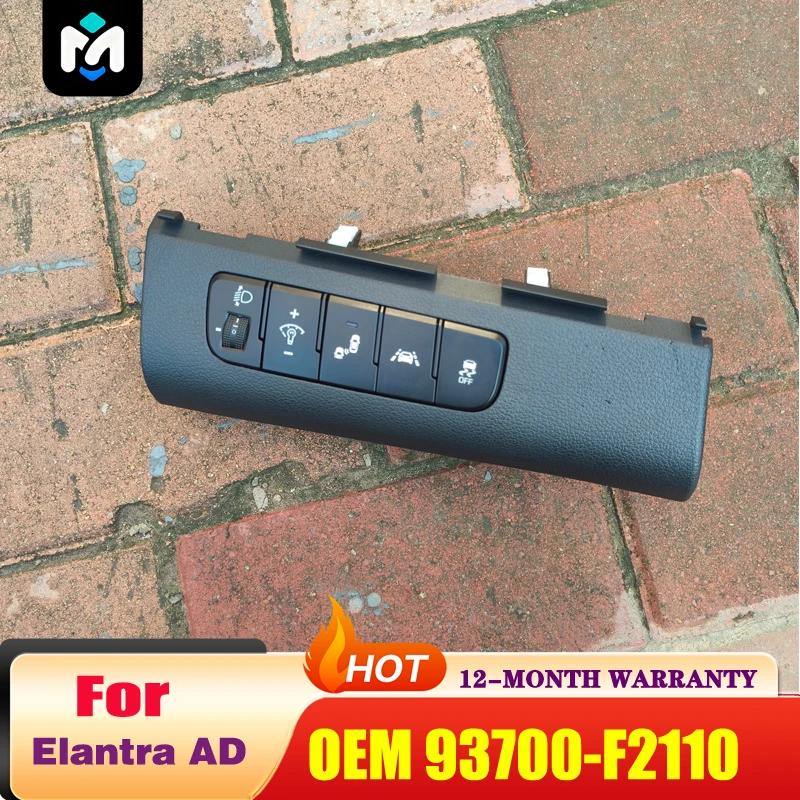 93700F2110 93700-F2110 instrument lamp switch For Hyu-ndai Elantra AD 2016-2018