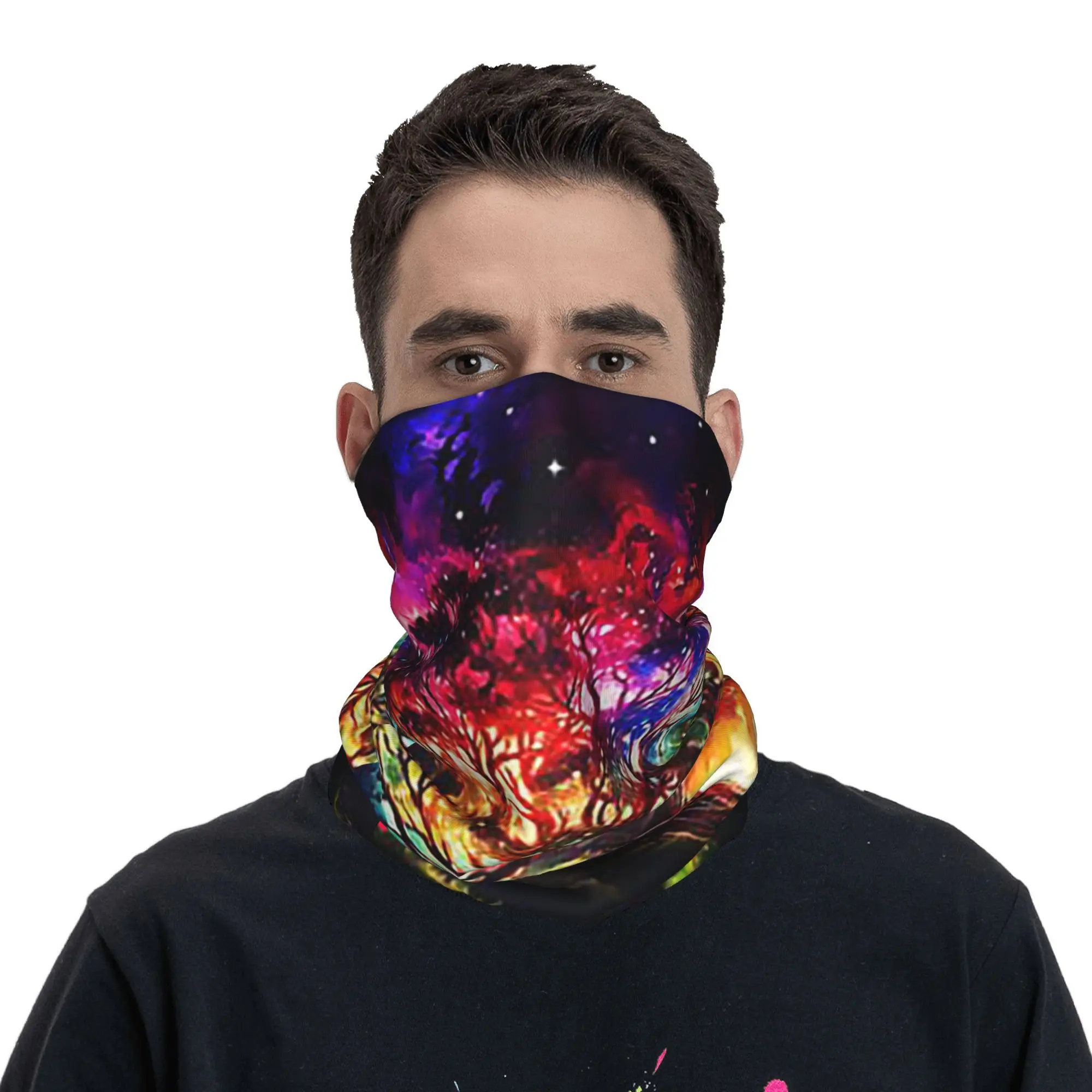 

Художественная бандана «Древо жизни», гетры с принтом, шарф, многофункциональная маска для лица для верховой езды, унисекс, для взрослых, весь сезон