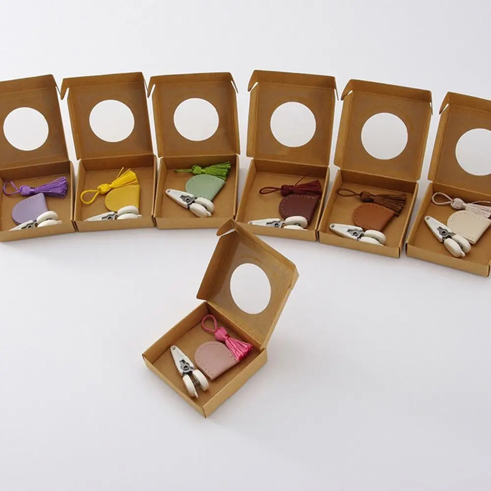 

High Precision Art Mini Scissor Protective Cover Portable Sewing Embroidery Snips with Tassel with Storage Box