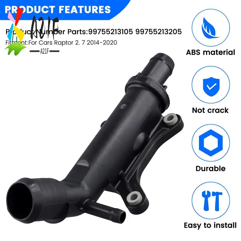 

A21F-Car Radiator Water Tank Backwater Hose FL3E-8595-BB FL3Z-8592A For Ford Raptor 2.7 2014-2020 Water Tank Water Pipe