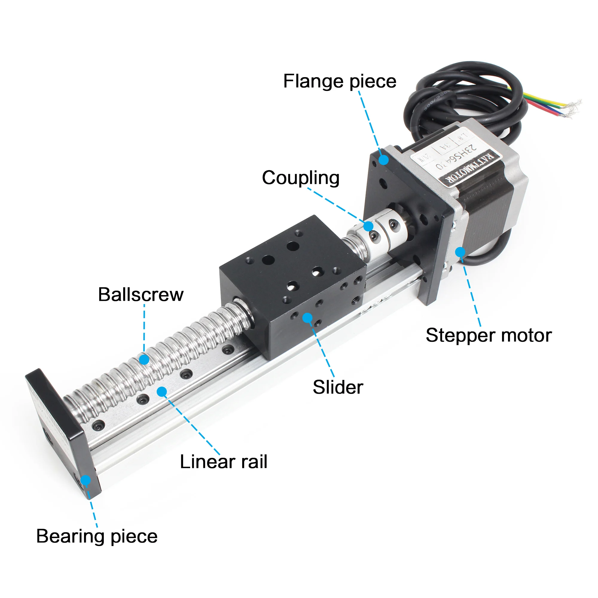 【Disponibilità UE】CBX1605 Tavolo scorrevole per movimento binario con attuatore lineare CNC 100 200 300 400 500mm Vite a ricircolo di sfere SFU 1605