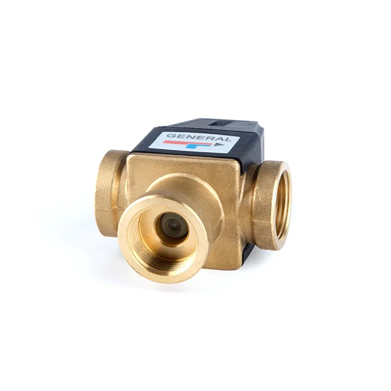 Thermostatisches 3-Wege-Mischventil DN25 Mit Außengewinde – Messing, NEU – SODIAL/Sol8014