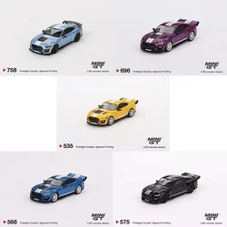 MINIGT 1/64 Ford GT Sunoco Mustang Shelby GT500 Heritage Edition Dragon Snake Diecast Sports Car Model Kids Toys Boys