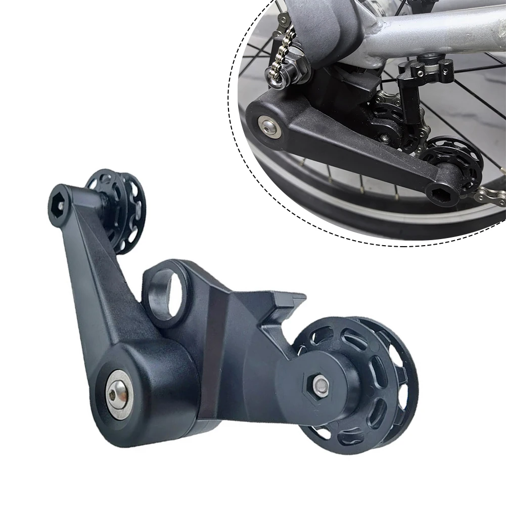 Bike Chain Tensioner Bicycle Rear Derailleur Adjustable Stabilizer Presser Wheel Chain Guide Stabilizer Minimize Friction Noise