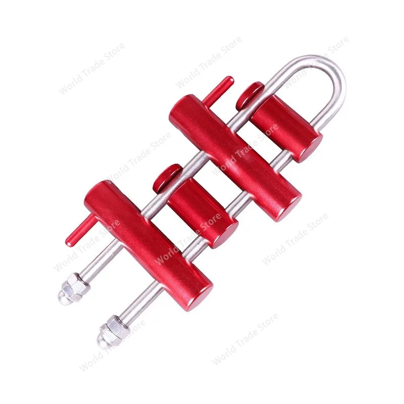 Escalada de montaña al aire libre, escalada en roca, operación a gran altitud, parada manual ascendente, nervaduras descendentes, autobloqueo