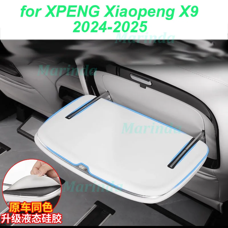 

for XPENG Xiaopeng X9 2024-2025 Car Suspended Small Table Silicone Pad Table Anti-Slip Protective Cover Interior Accessories