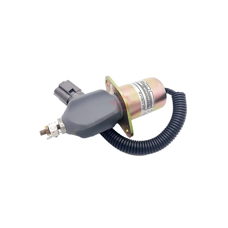 Excavator parts suitable for Hyundai R210-5/60-5/335-7 for Yanmar fuel oil stop solenoid valve switch 12V OE: 1751ES-12A3UC12BIS