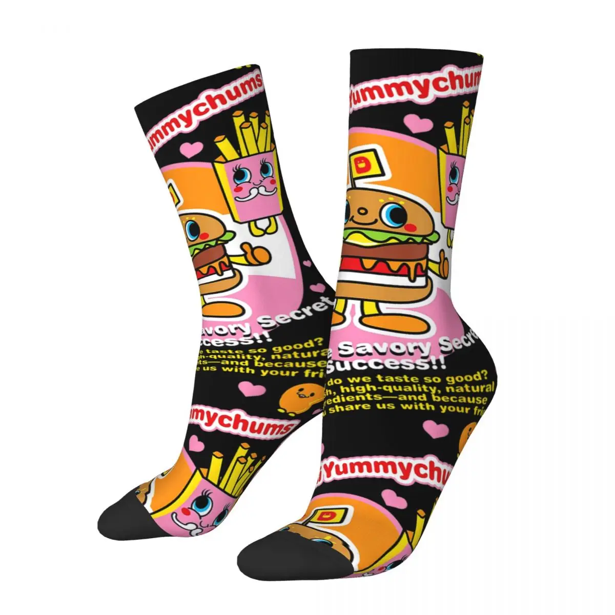 

Winter Warm Funny Men's Women's Dokidoki Yummycums Lunch Socks Breathable Soccer Socks