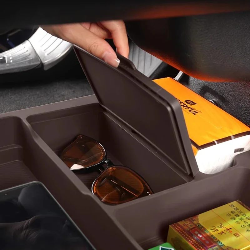 

Для Toyota Sienna Granvia 2025 ящик для хранения центрального управления, силиконовый ящик для хранения Senna, аксессуары для модификаций автомобиля