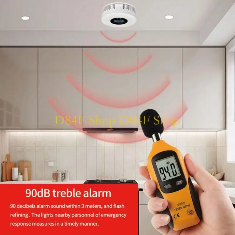 D84F Gas Analyzers with Historical Alarm Record Function to Review Top Concentration Values After Incidents ABS for Safety