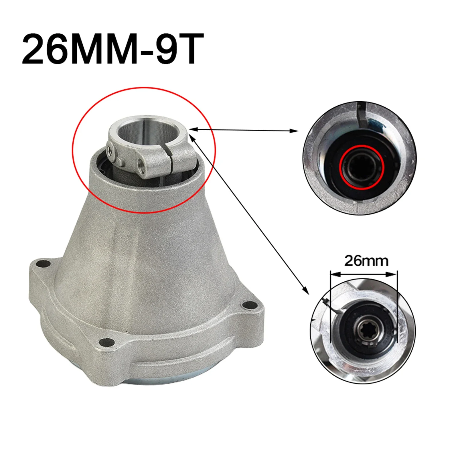 Improve The Performance Of Your For Gasoline Brush Cutter With This Replacement Output Block 26mm & 28mm 7T & 9T