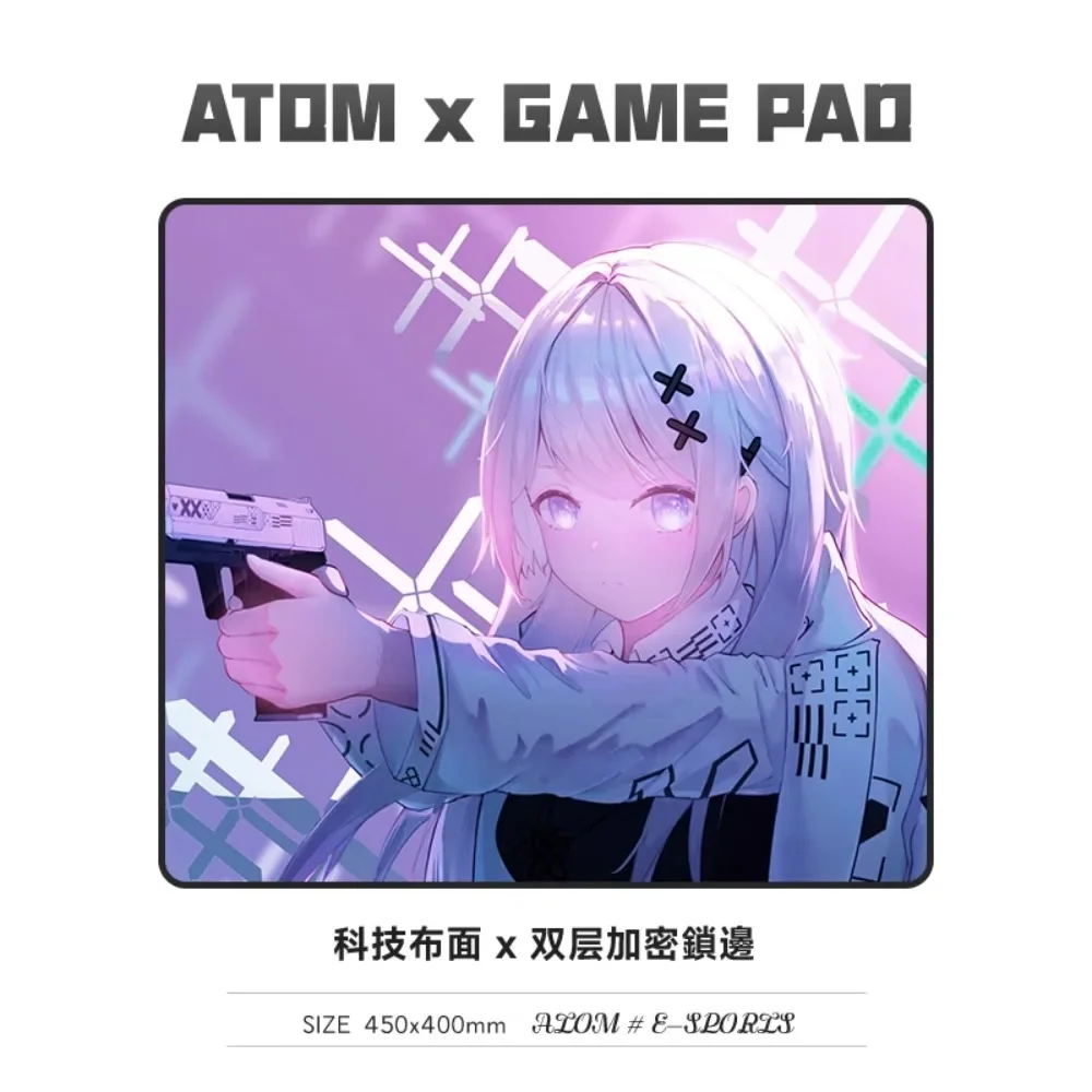 ATOM e-sports mouse pad game cloth pad neutral pad fine surface thickened lock edge clear pattern high quality, high value, cute