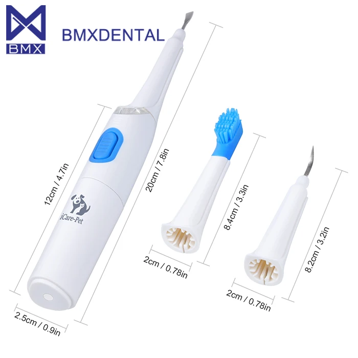 Hot selling dog ultrasonic toothbrush electric tartar remover pet tooth cleaner animal dental calculus scraper