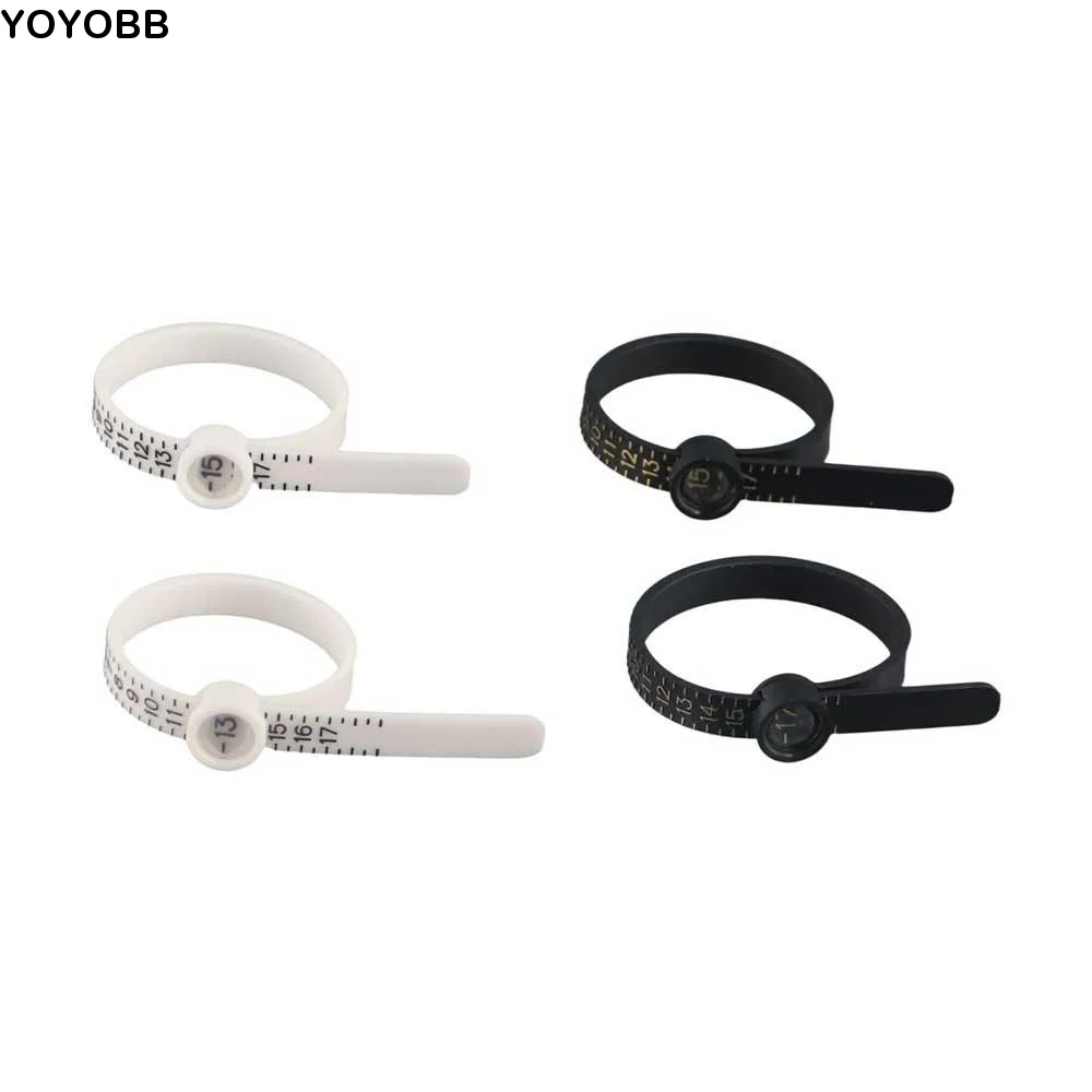 

Tools Ring Measurer With Magnifier UK/US/EU Size Ring Sizing Tool Finger Size Coil Finger Gauge Measurement Belt Ring Sizer
