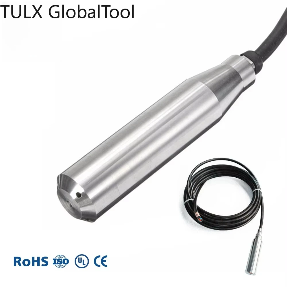 

TULX Explosion Proof IP68 IECEX 0~200m Analog RS485 Submersible Liquid Level Sensor for Methanol Ethanol