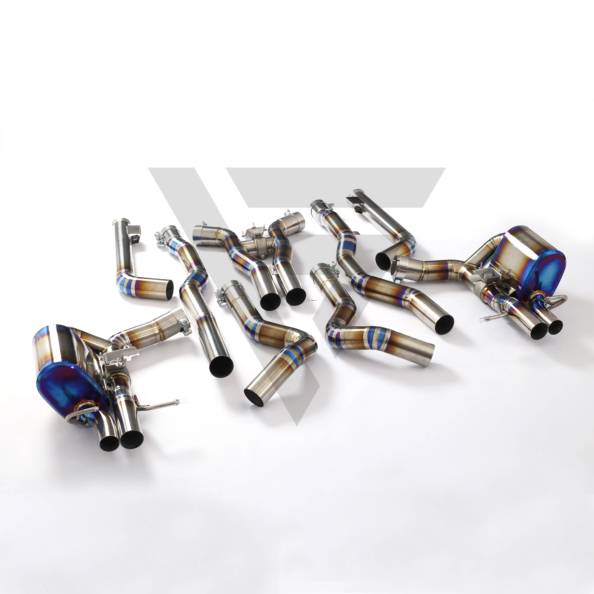 ECCF Titanium Catback Performance Exhaust for Mercedes AMG C63 C63S W205 4.0T - Image 3