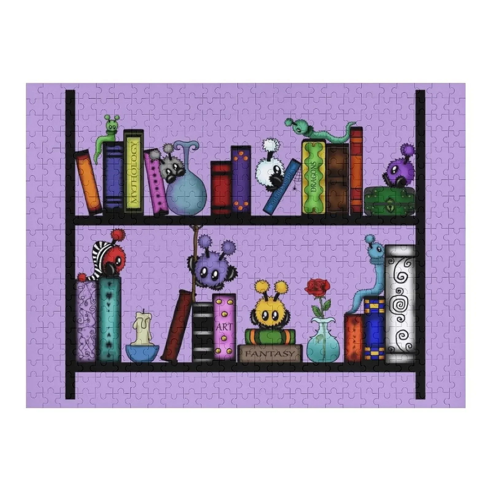 Bookworms Mimis Jigsaw Puzzle Personalised Name Custom Jigsaw Personalized Toy Puzzle