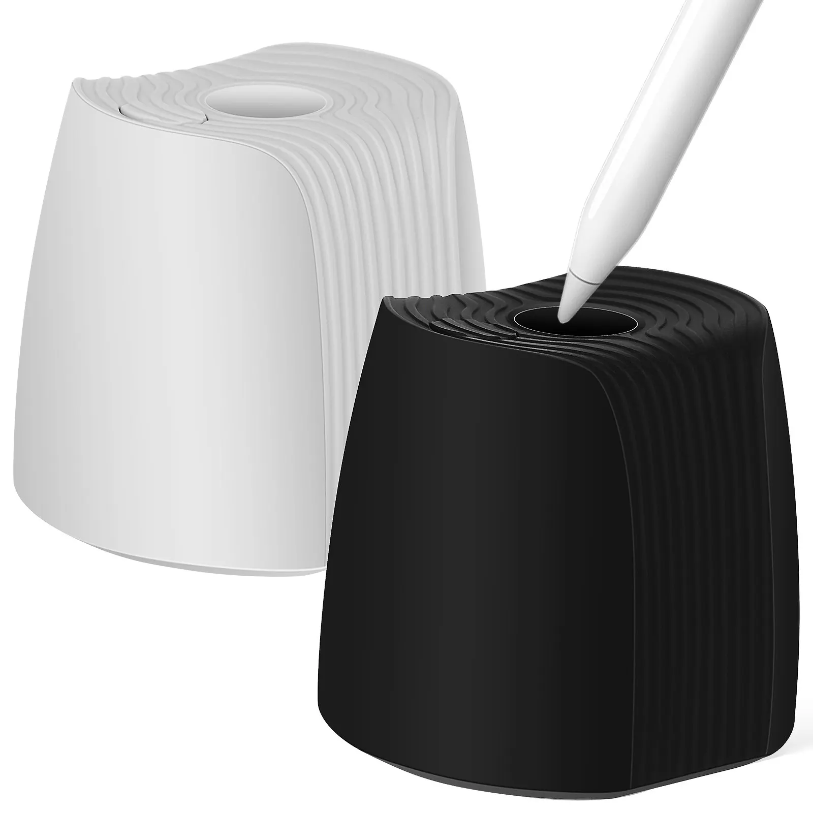 

2Pcs Silicone Electronic Pencil Holder Stand Docks for Pencil 1St Generation Vertical Horizontal Desktop Organizer