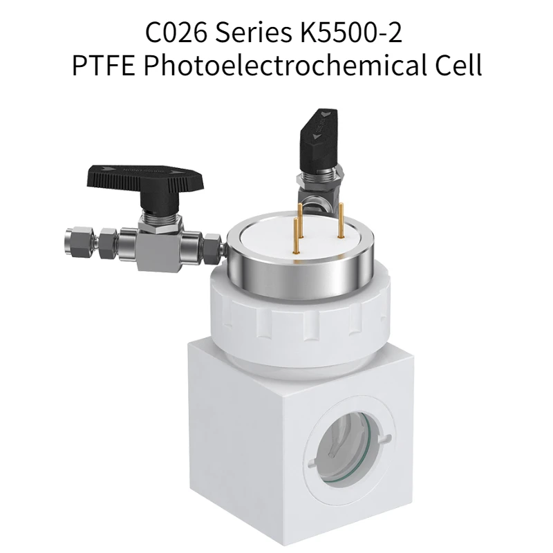 

C026 Series K5500-2 PTFE Photoelectrochemical Cell Three-electrode System Aeration Device Quartz Plate Can Be Removed Replaced