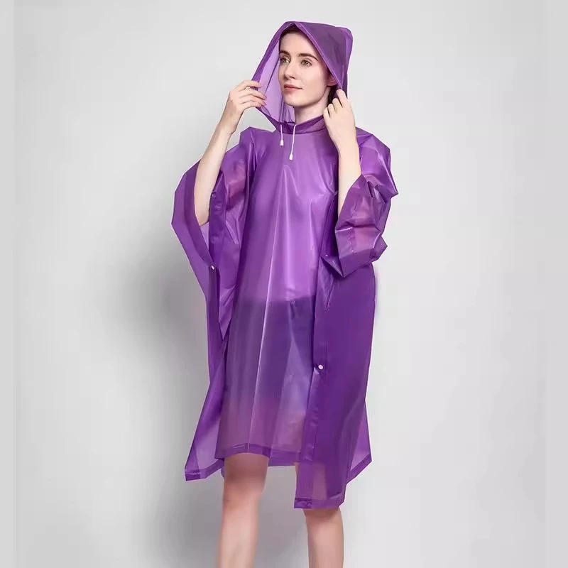 Big Rain Poncho 110*130CM EVA Unisex Raincoat Thickened Raincoat Women Waterproof Men Camping Bicycle Waterproof Rainwear