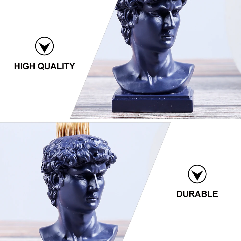 

Toothpick Box Pen Holder Storage Aesthetic for Desk Shaped Holders Container Work Dining Table