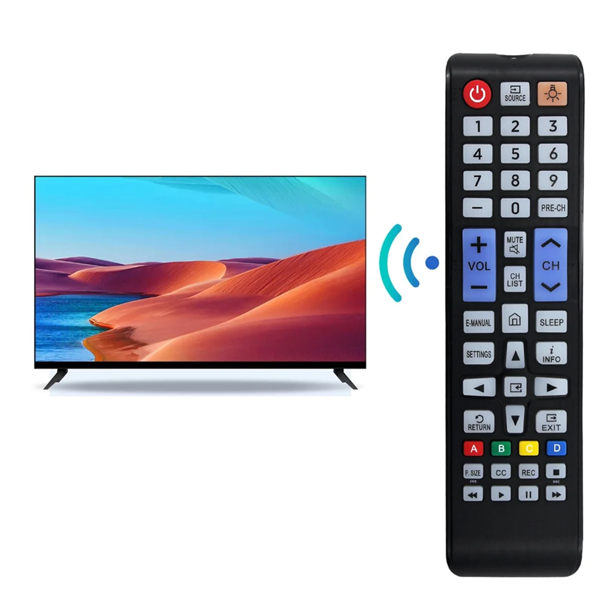 

【Hot Price】Replace BN59-01267A Remote Control LCD HDTV LN32C450E1V M4500 M5300 Series UN24M4500A UN28M4500A UN32M530