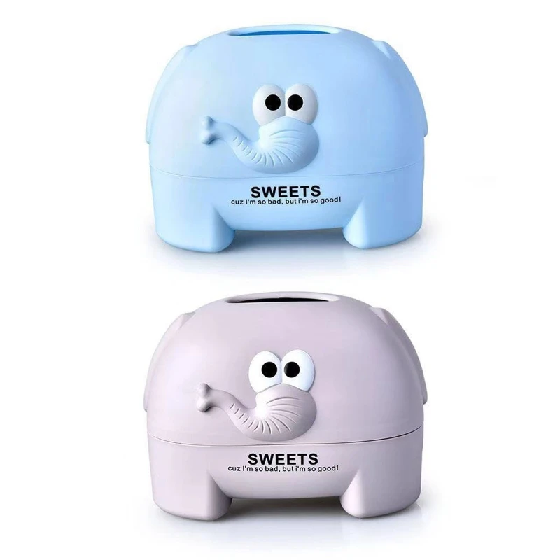 Elephant Tissue Box Desktop Toilet Paper Holder Kitchen Napkin Storage Box Wc Paper Container Nordic Home Decoration