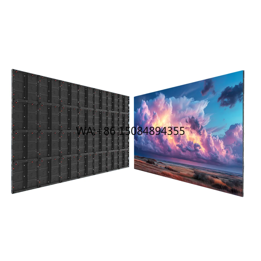 

Outdoor IP65 Waterproof Aluminum Profile P4 P5 Full-Color LED Display Cabinet 960x960mm