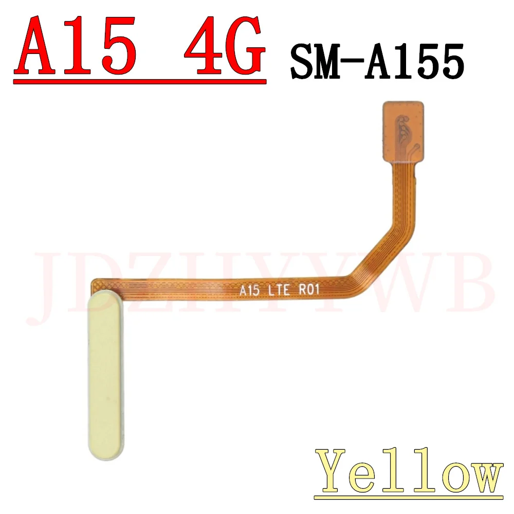 Home Button With Power Scanner Return Key Fingerprint Sensor Flex Cable For Samsung Galaxy A15 5G A156B A156P A155F A155M