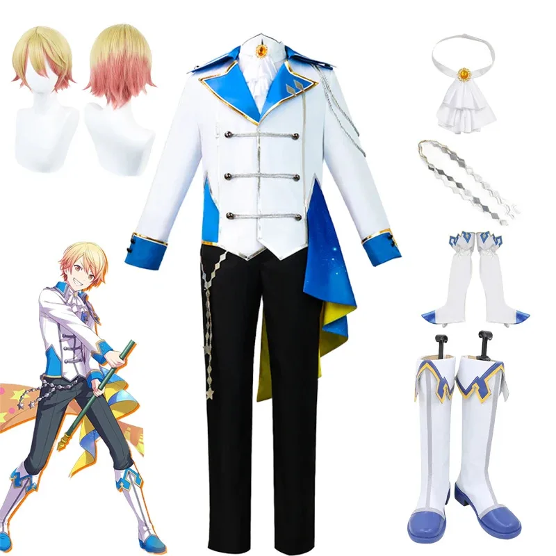 

Project Sekai Colorful Stage! Tenma Tsukasa Cosplay Costume Uniform Suits Stage Costumes Cosplay Wig