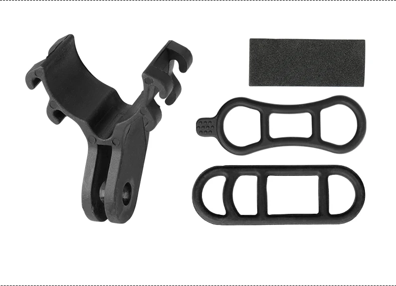Front Licht Ständer Rack Fahrrad Gabel Halterung CNC-gefräste Kamera Halter Passt Gopro Schnittstelle Brompton MTB Faltrad Zubehör – Detail 12