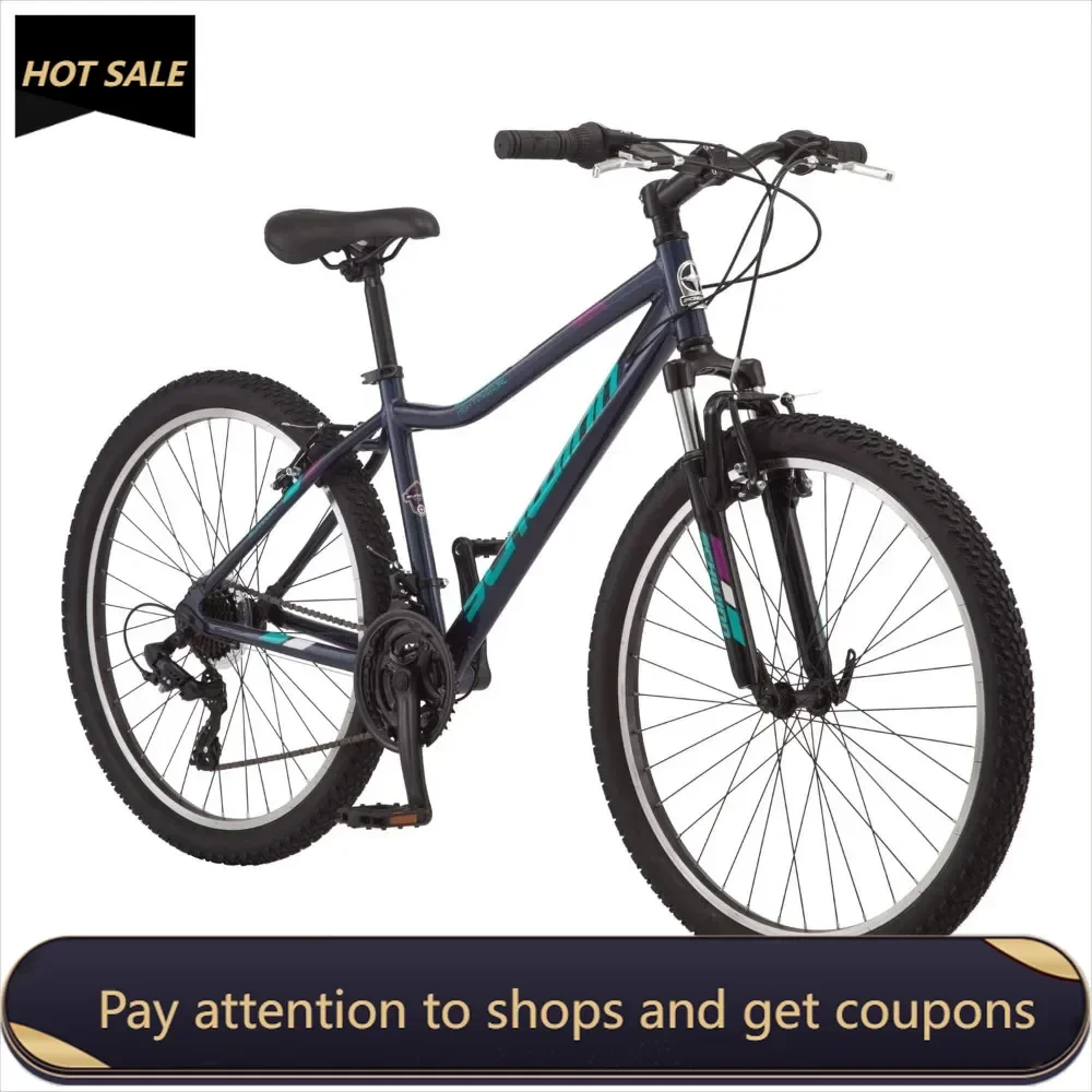 

High Timber Mountain Bike for Adult Youth Men Women Boys Girls， Front Suspension, Aluminum and Steel Frame Options Freight free